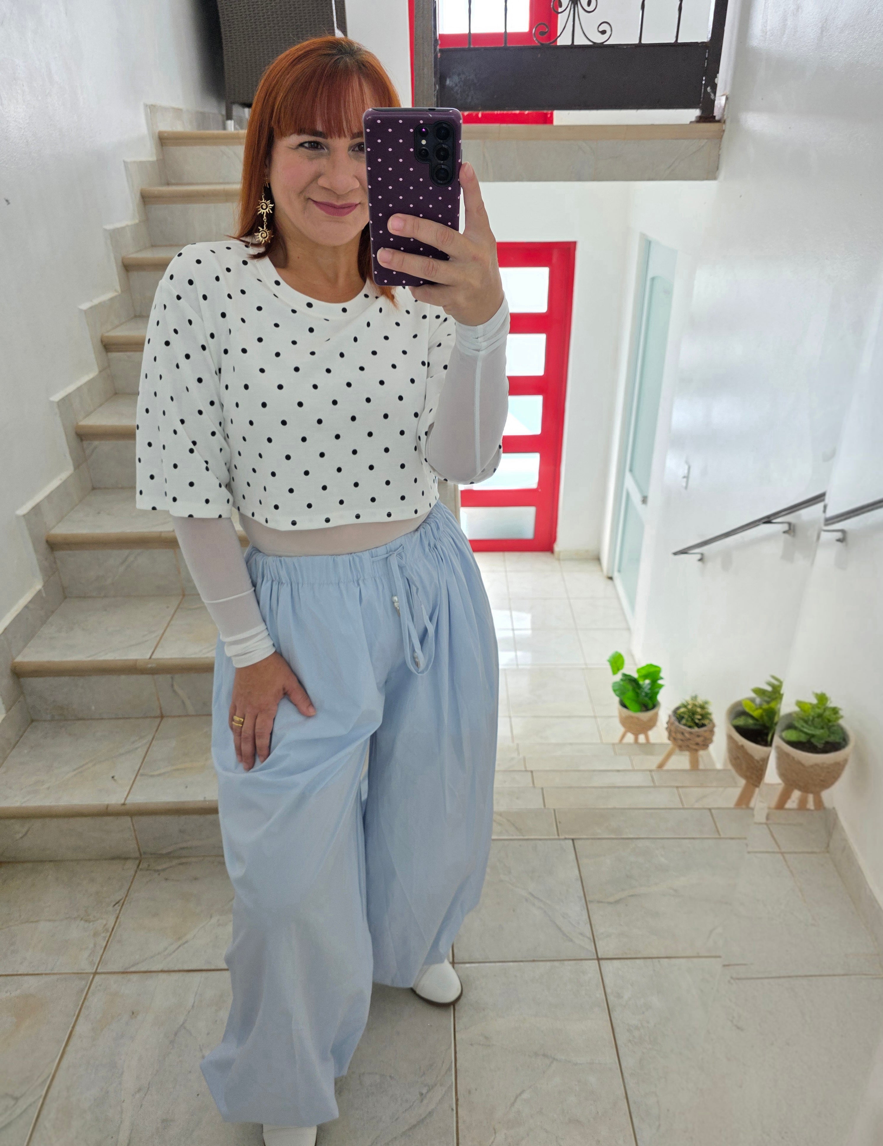 Polka doys bodysuit