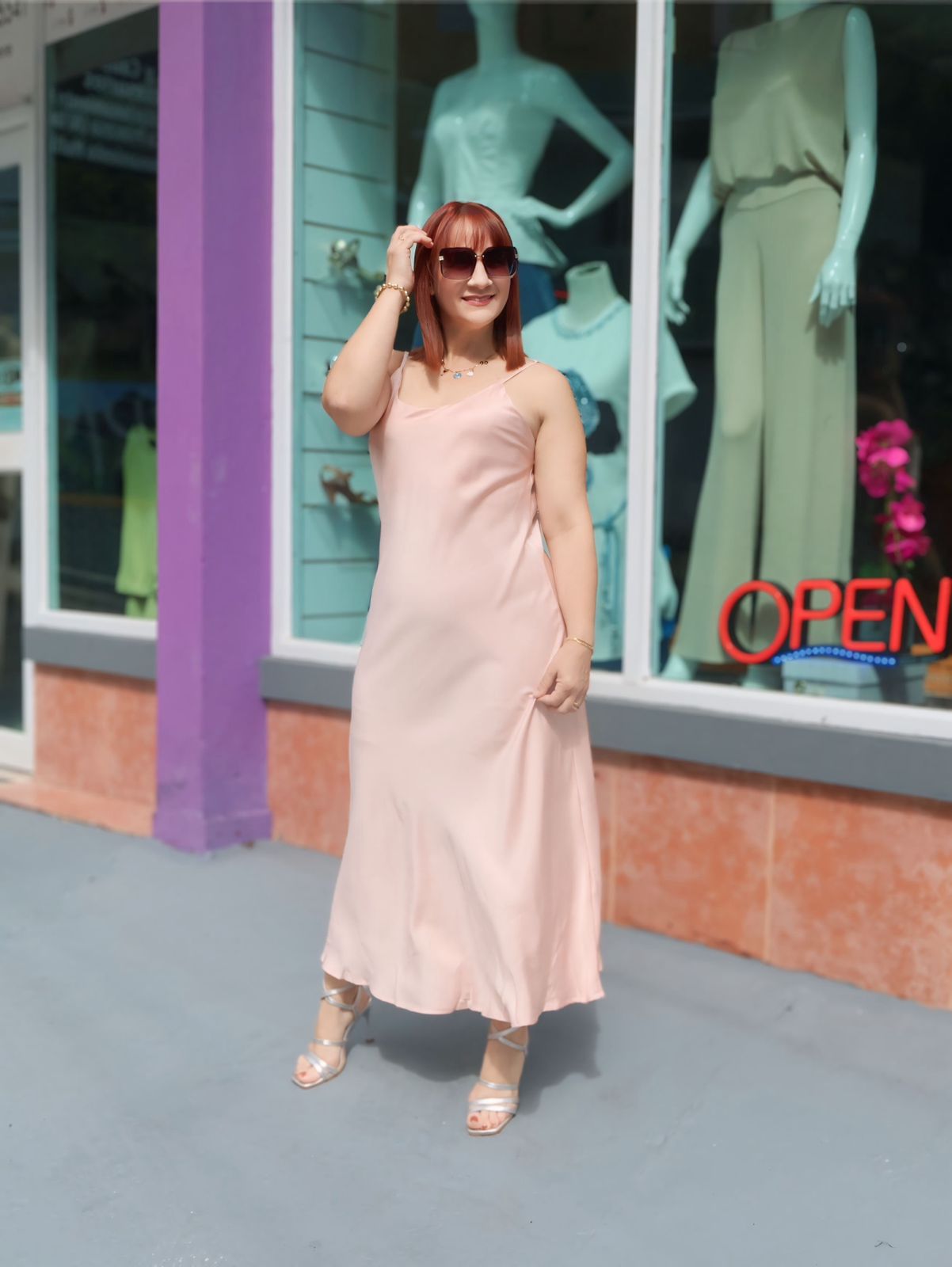 Satin dress