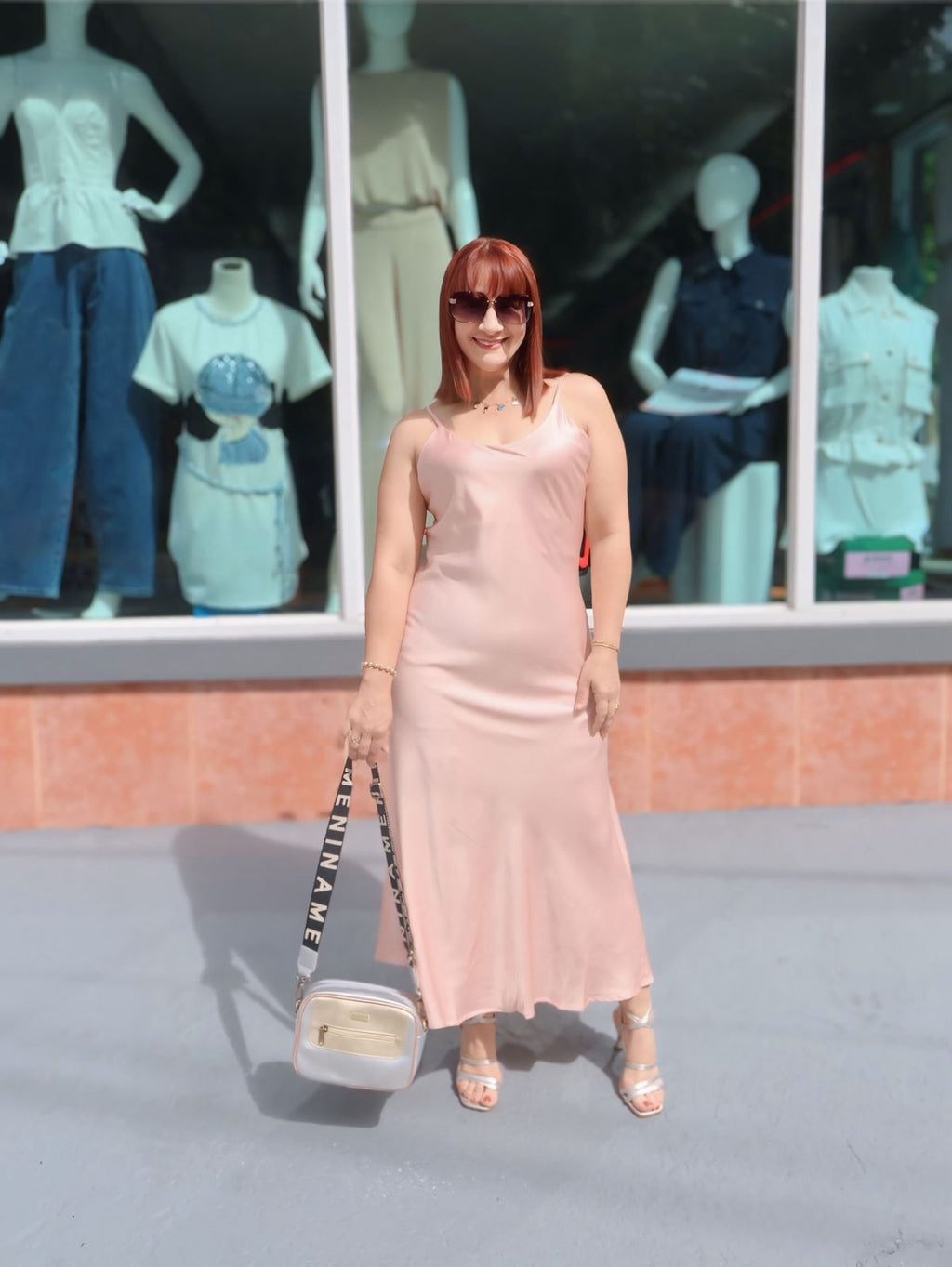 Satin dress