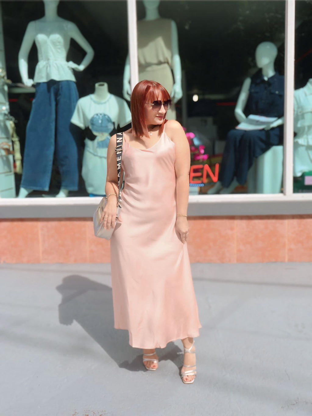 Satin dress