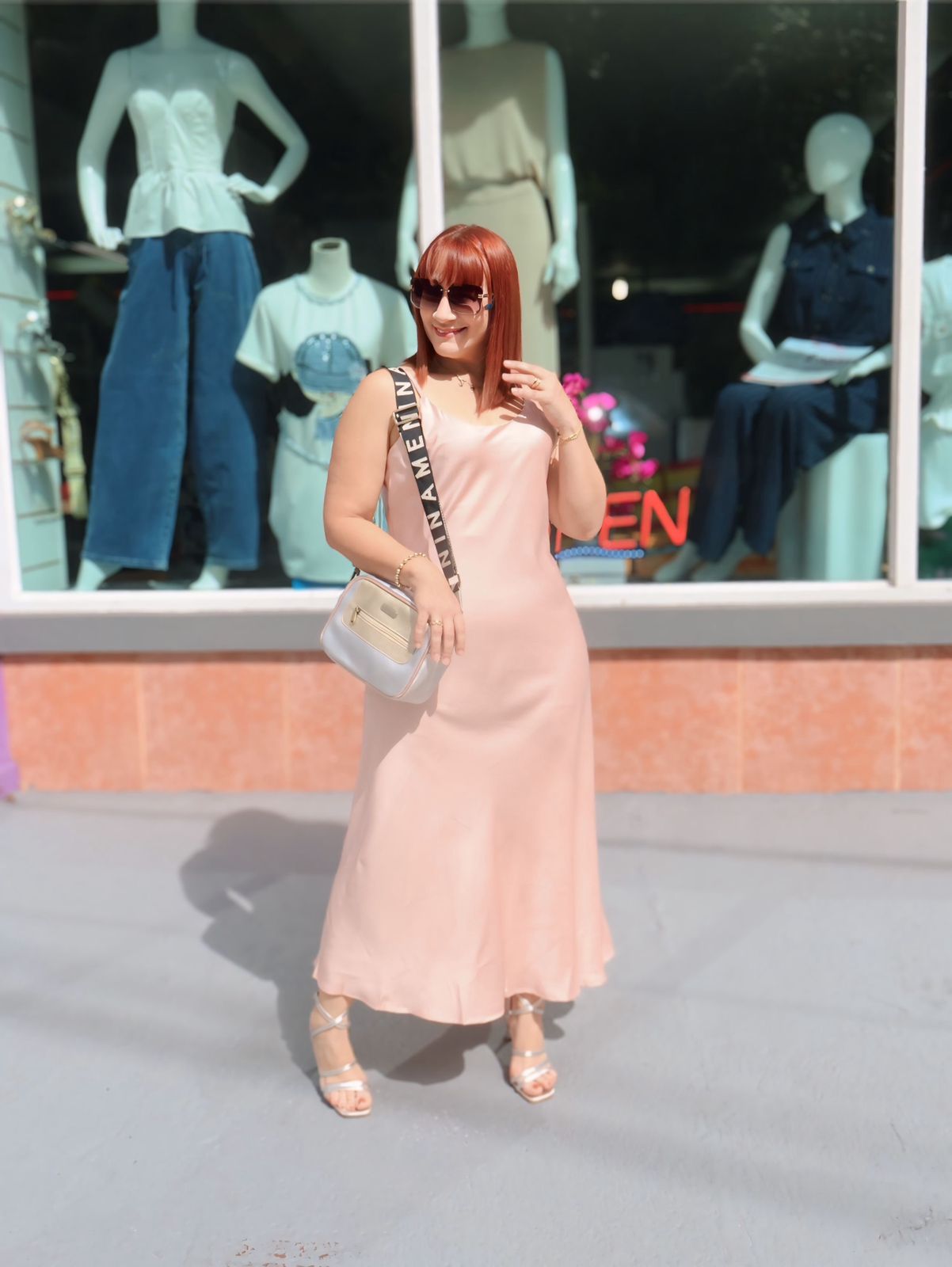 Satin dress