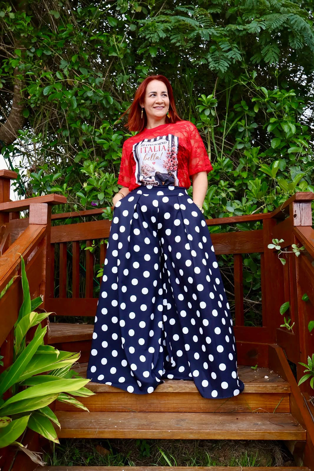 Polka dots palazo