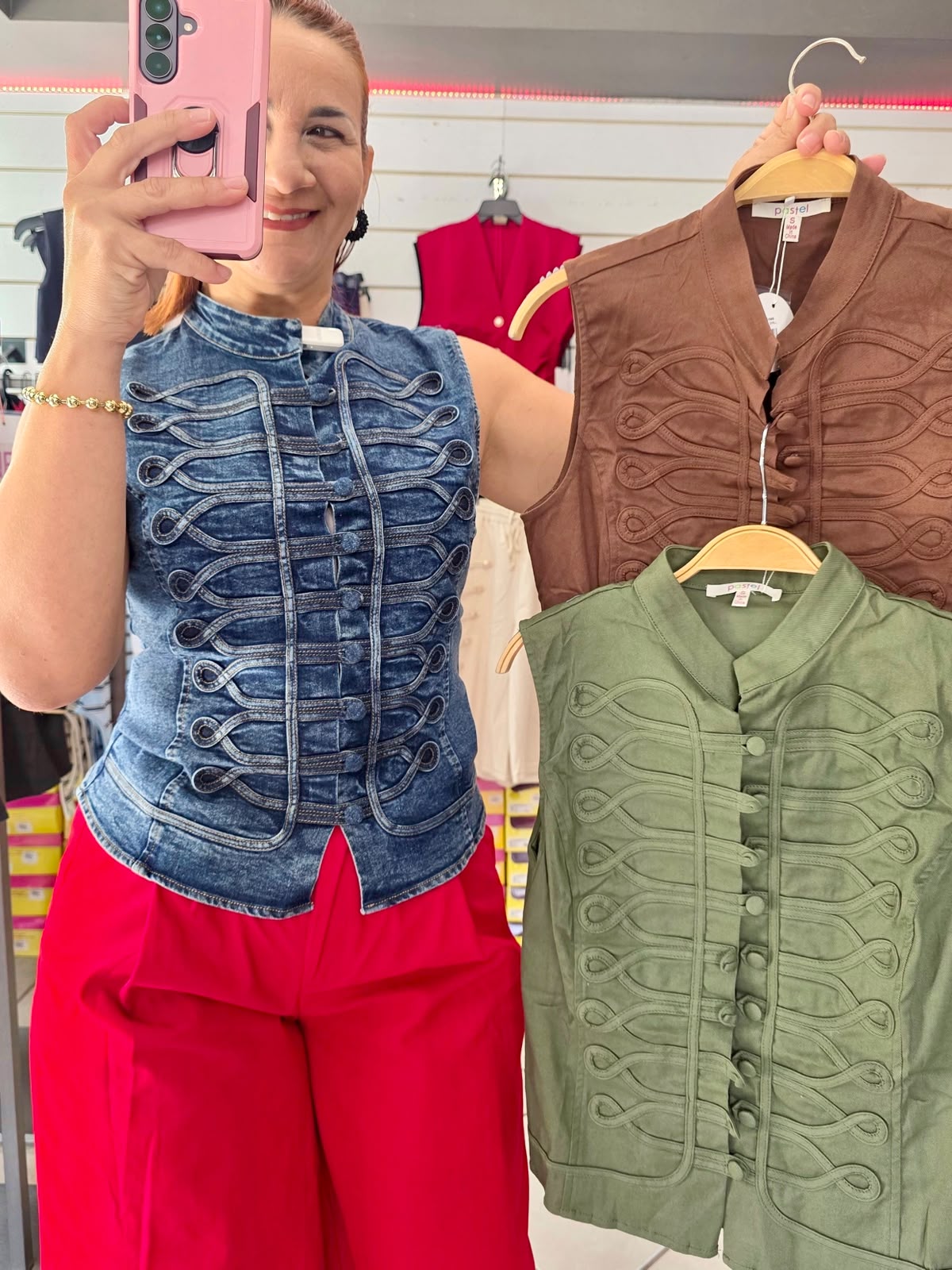 Napolitan denim vest