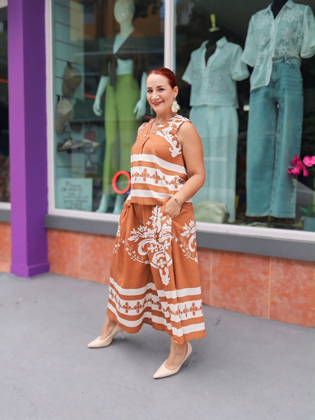 Set top y capri Boho