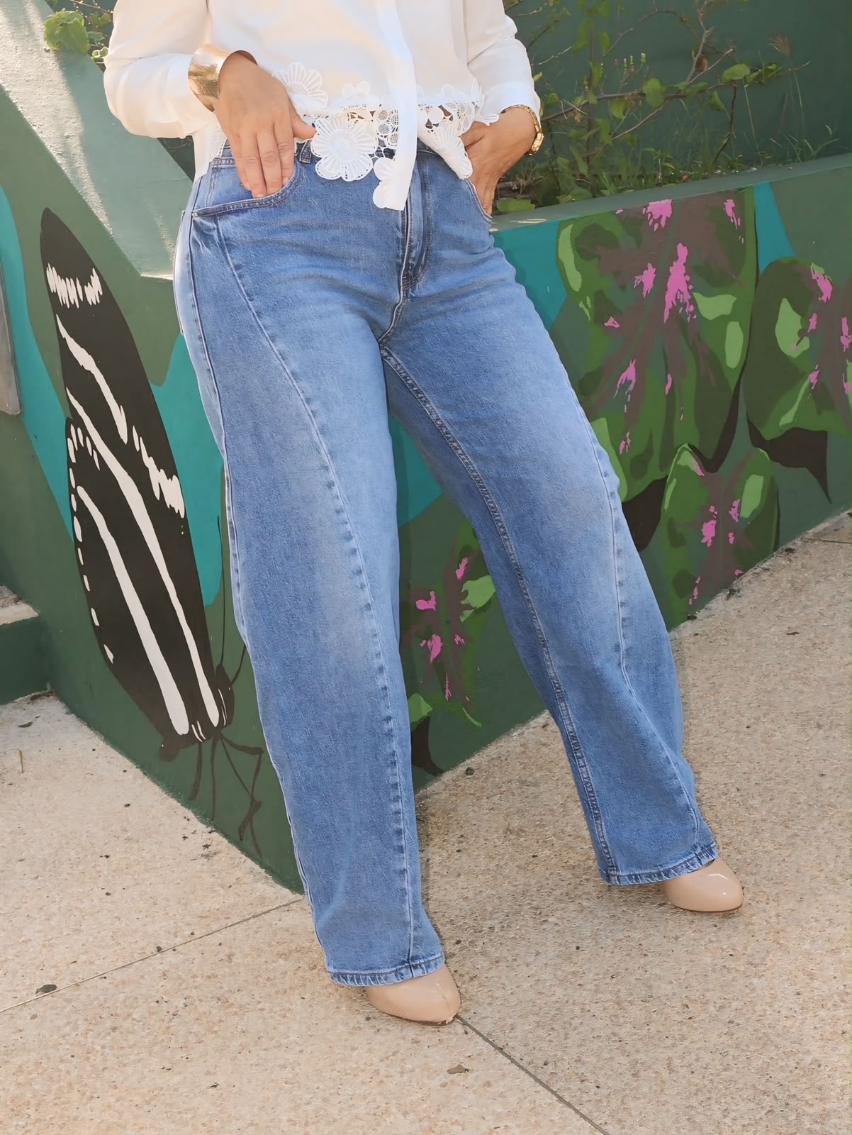 Barrel jean