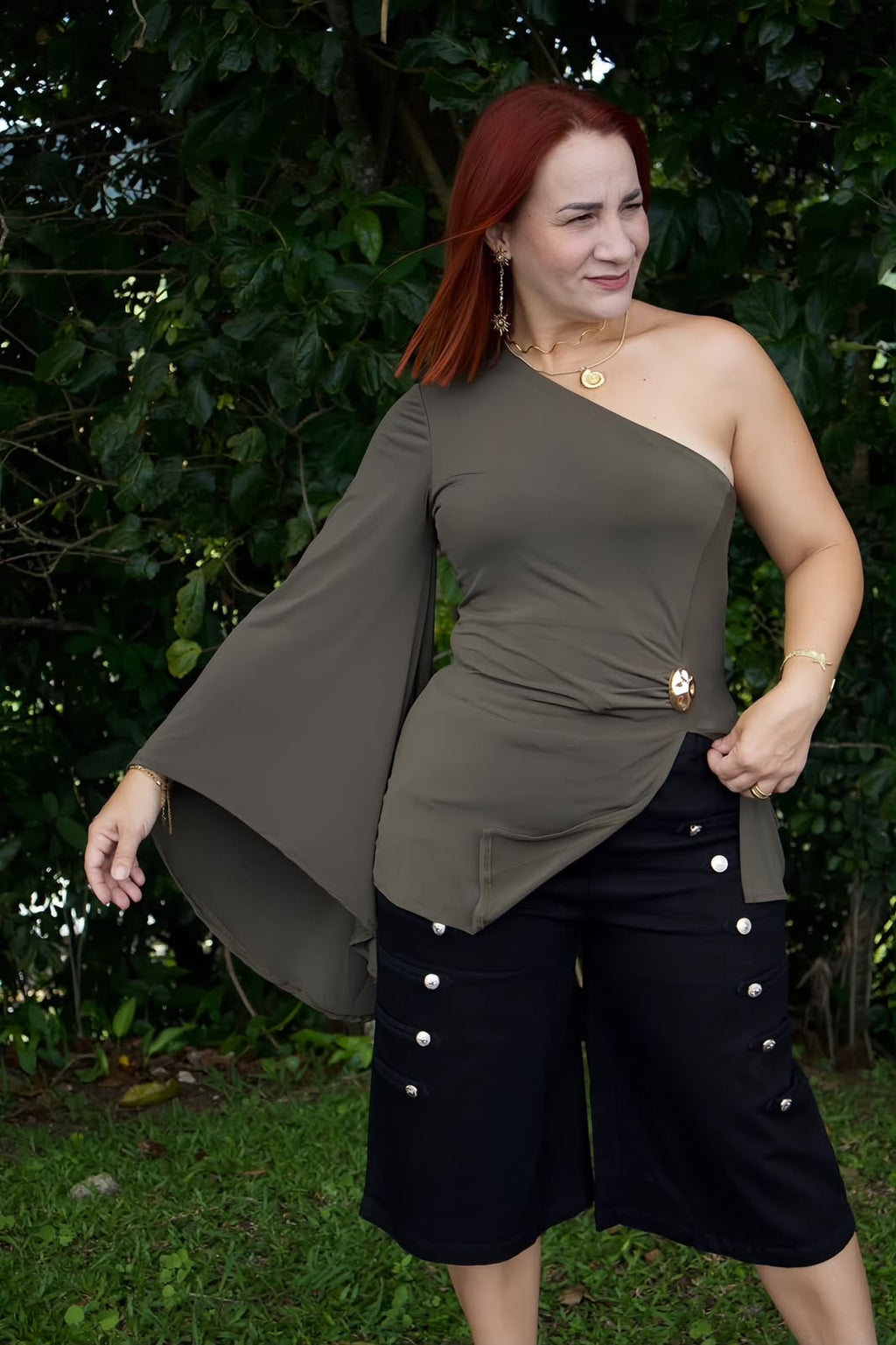 One Shoulder y Asimetrical top