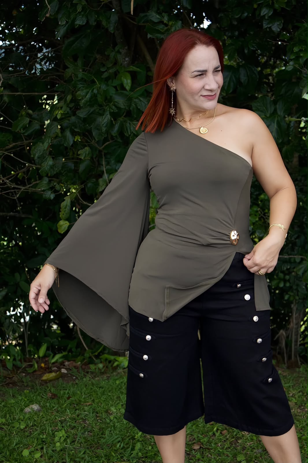 One Shoulder y Asimetrical top