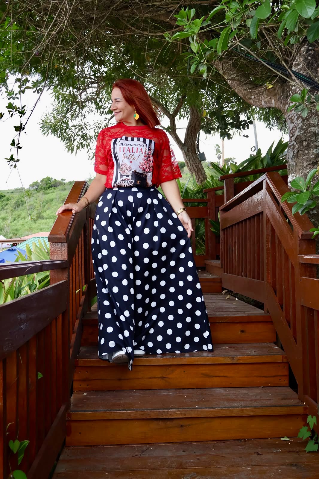 Polka dots palazo