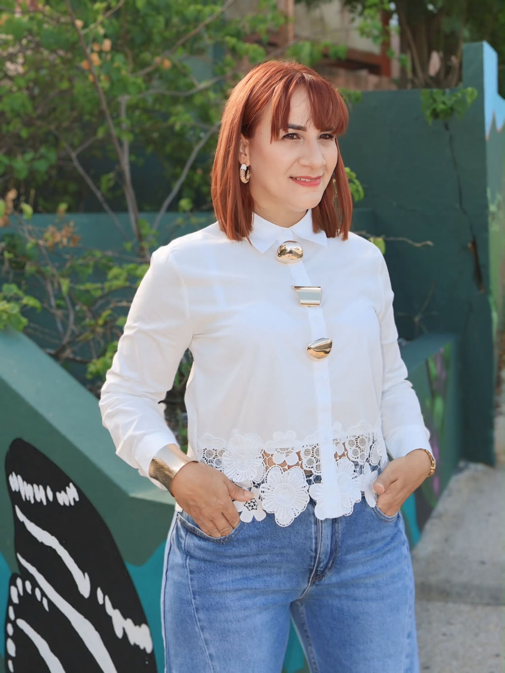 Embroidered blouse