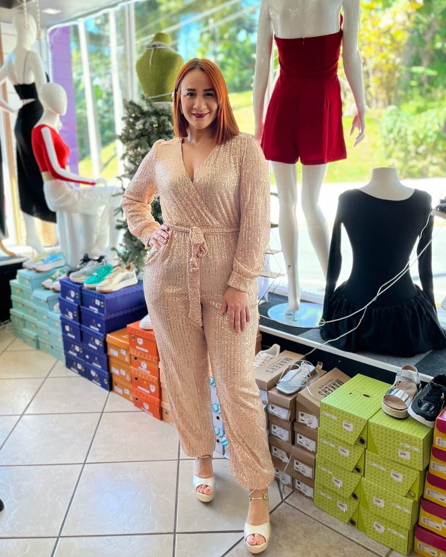 Jumpsuit lentejuelas