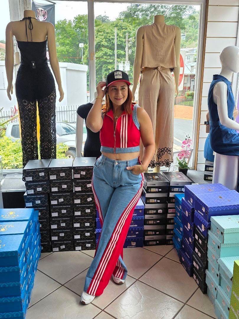 Denim Stripe set