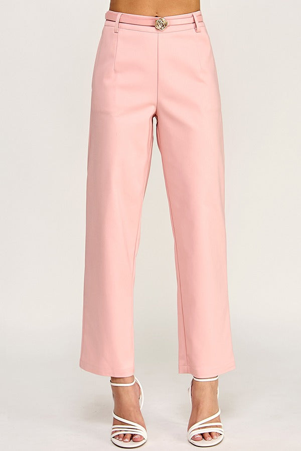 Pantalon tobillero con correa