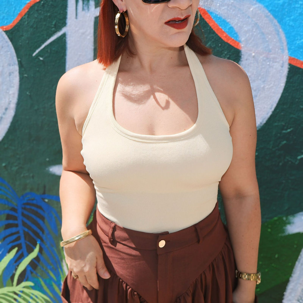 Halter bodysuit