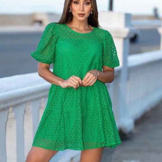 Eyelet dress