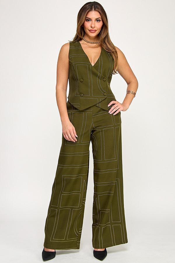 Vest & Palazo set