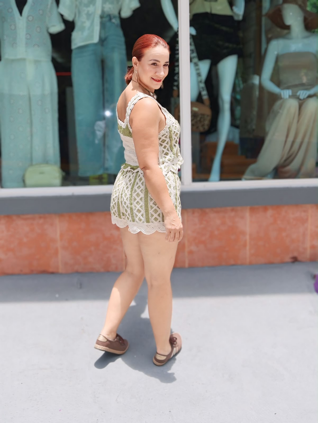 Crochet short set