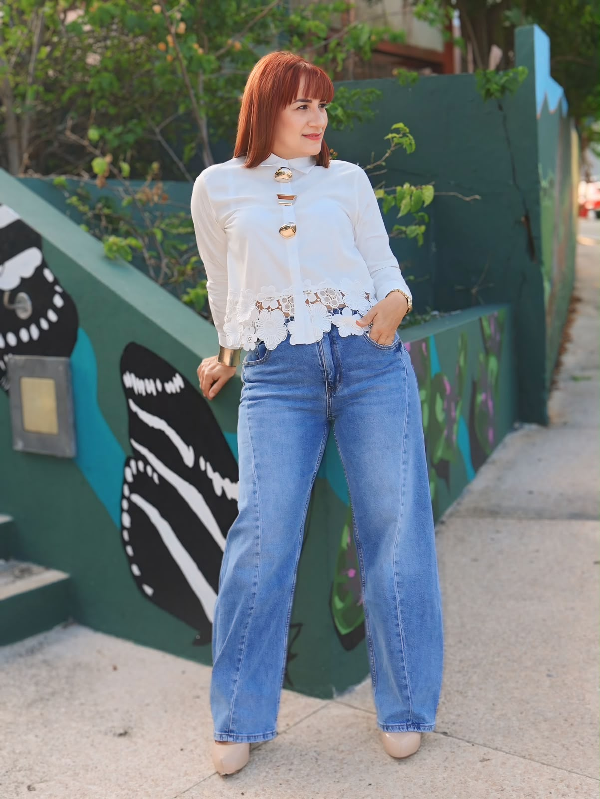Barrel jean