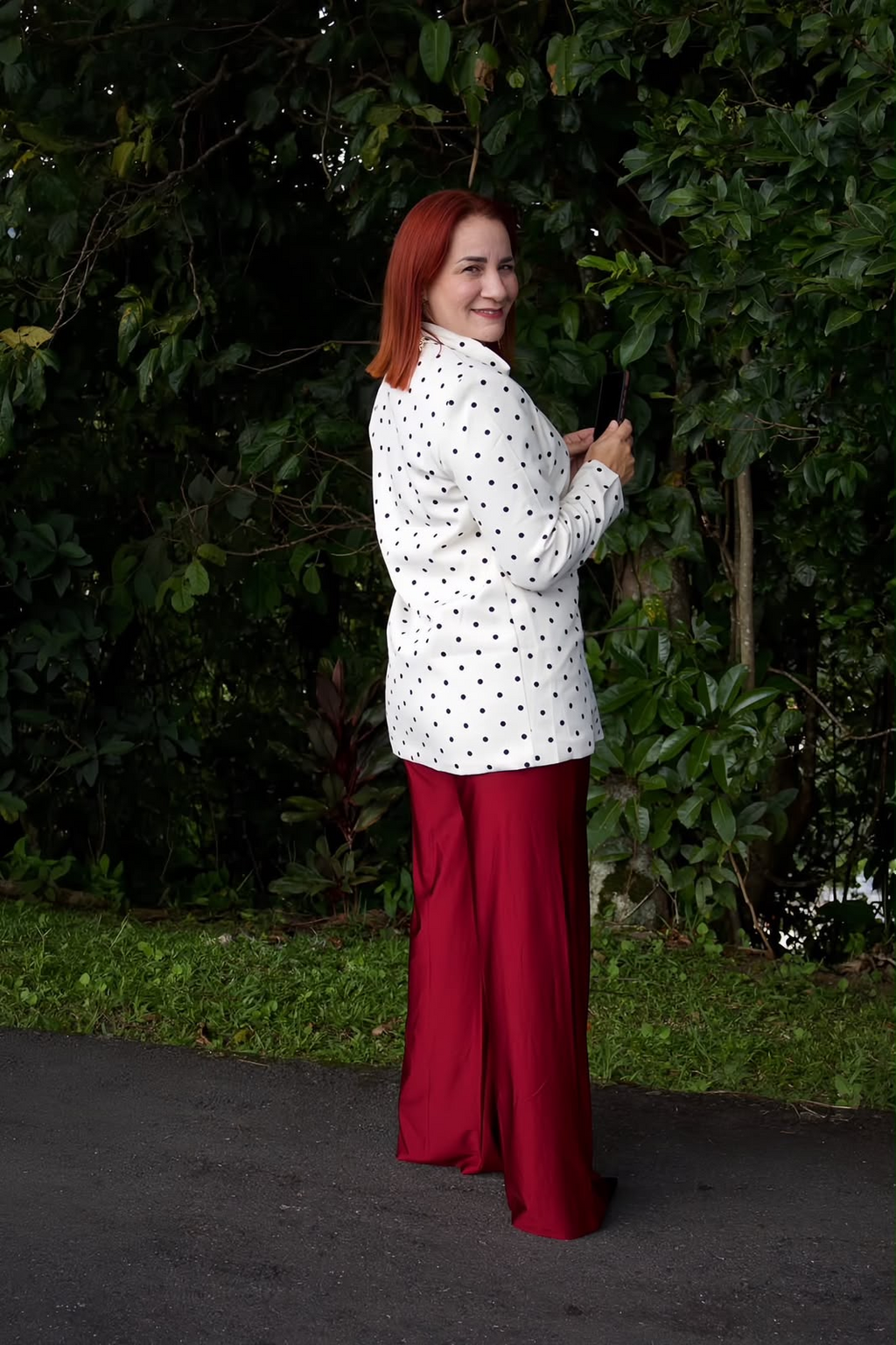 Licra Satin Wide Leg Pant
